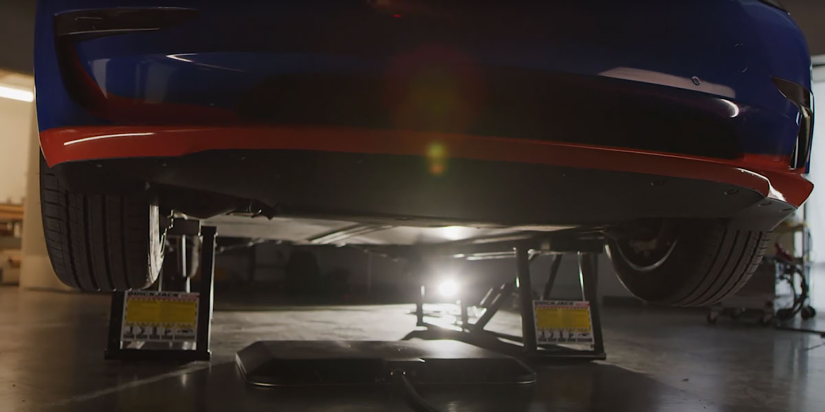 EV wireless charger setup