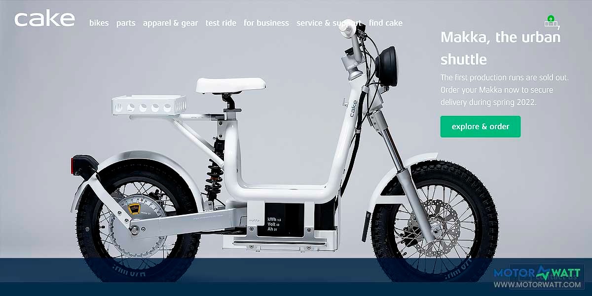 site EV MANUFACTURER SITE CAKE