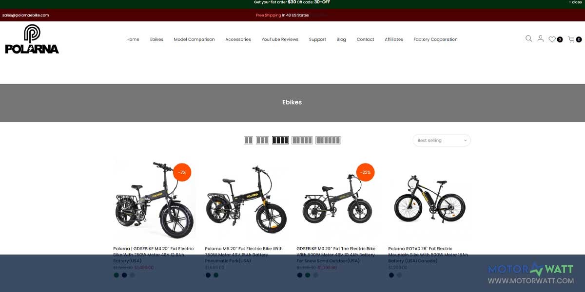 site EV MANUFACTURER SITE Polarna