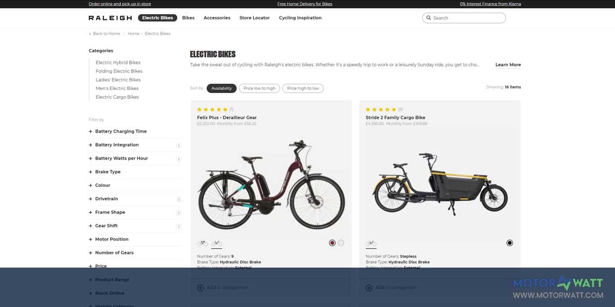 site EV MANUFACTURER SITE Raleigh