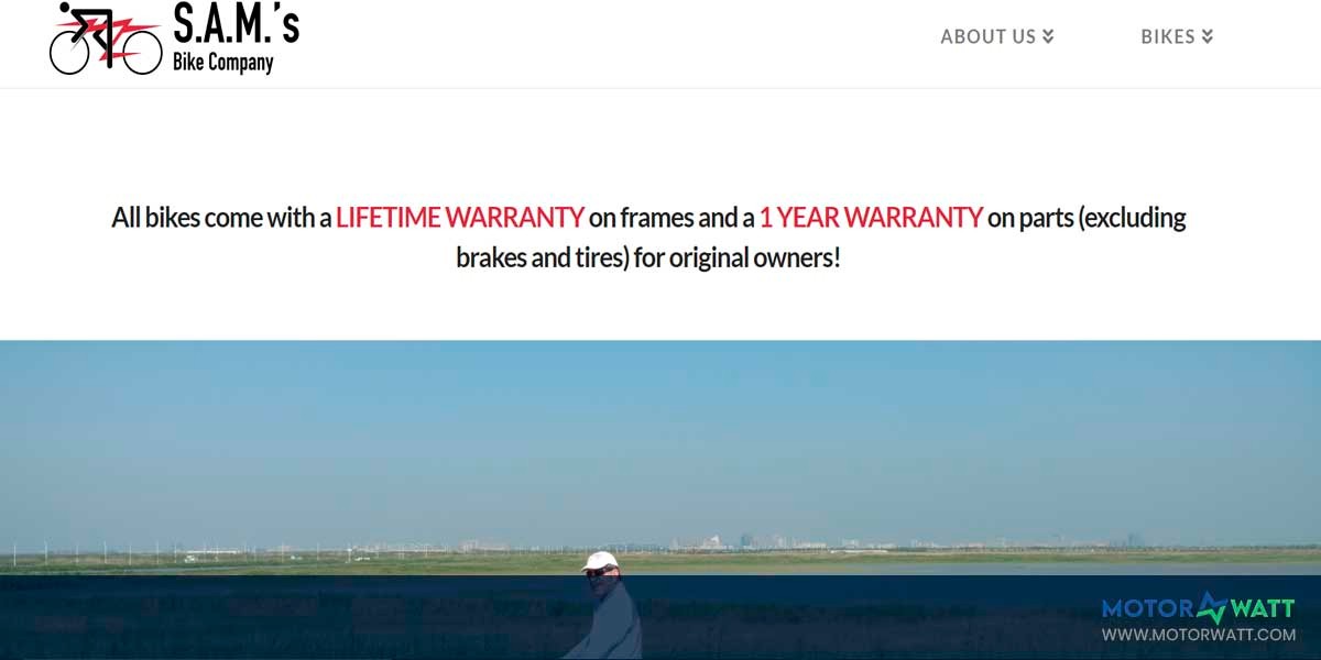 site EV MANUFACTURER SITE S.A.M.&rsquo;s Bike Company