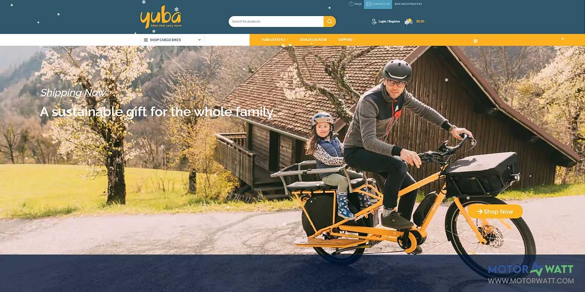 site EV MANUFACTURER SITE Yuba Bikes NEW