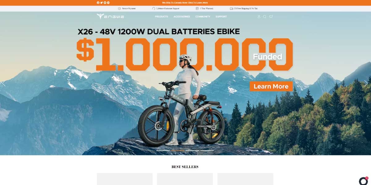 site EV MANUFACTURER SITE Engwe