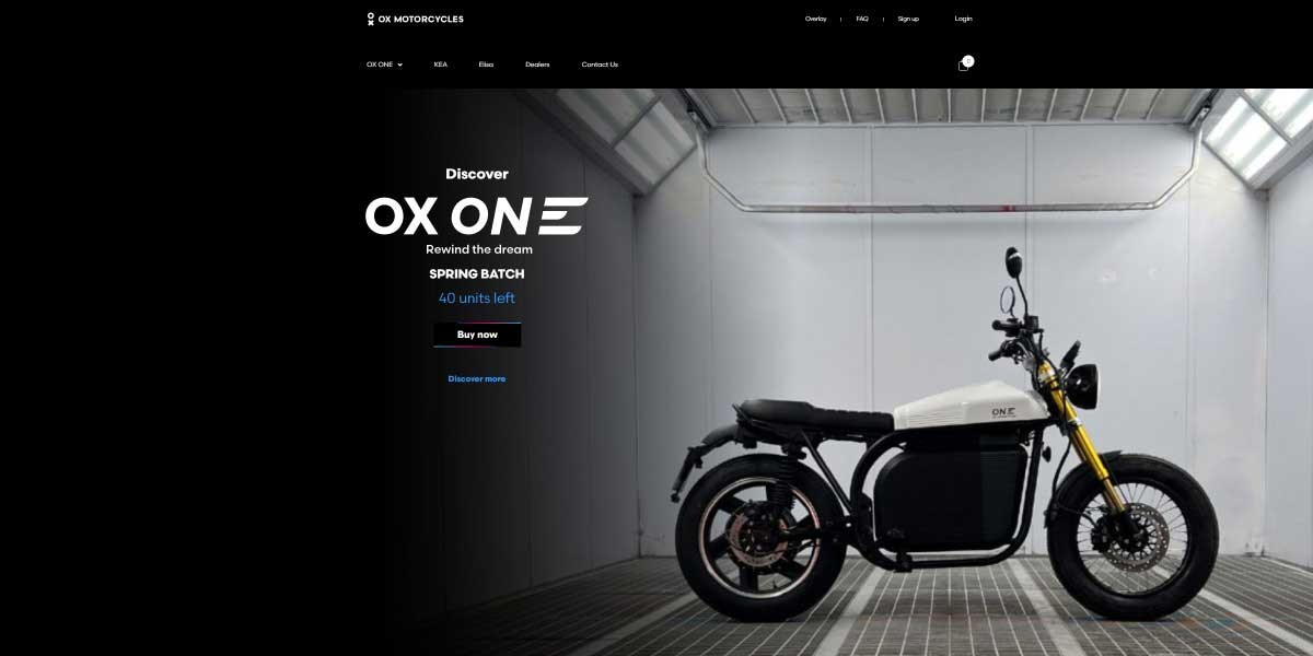 site EV MANUFACTURER SITE OX MOTORCYCLES