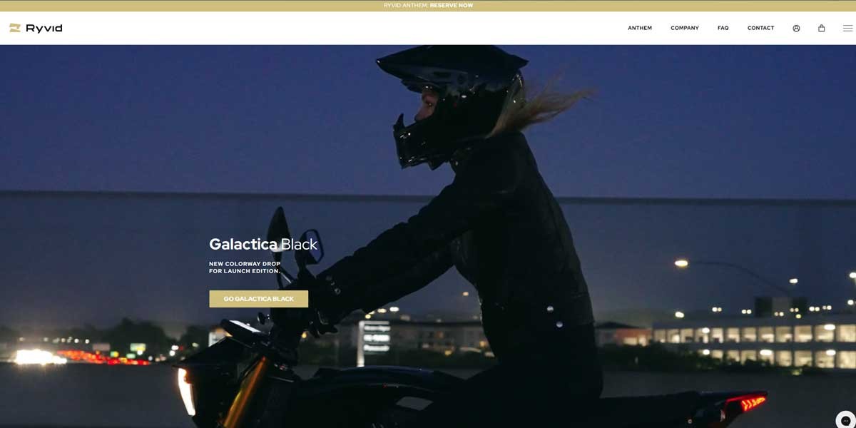 site EV Manufacturer Ryvid