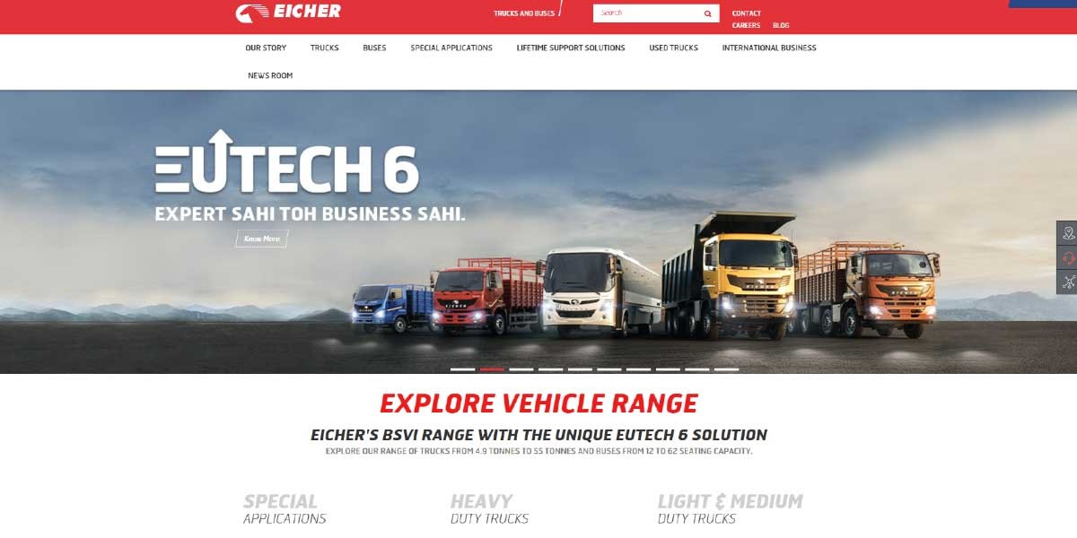 site EV MANUFACTURER SITE EICHER