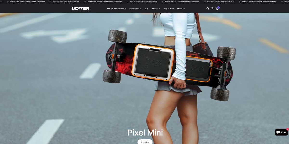 site Uditer Electric Skateboard