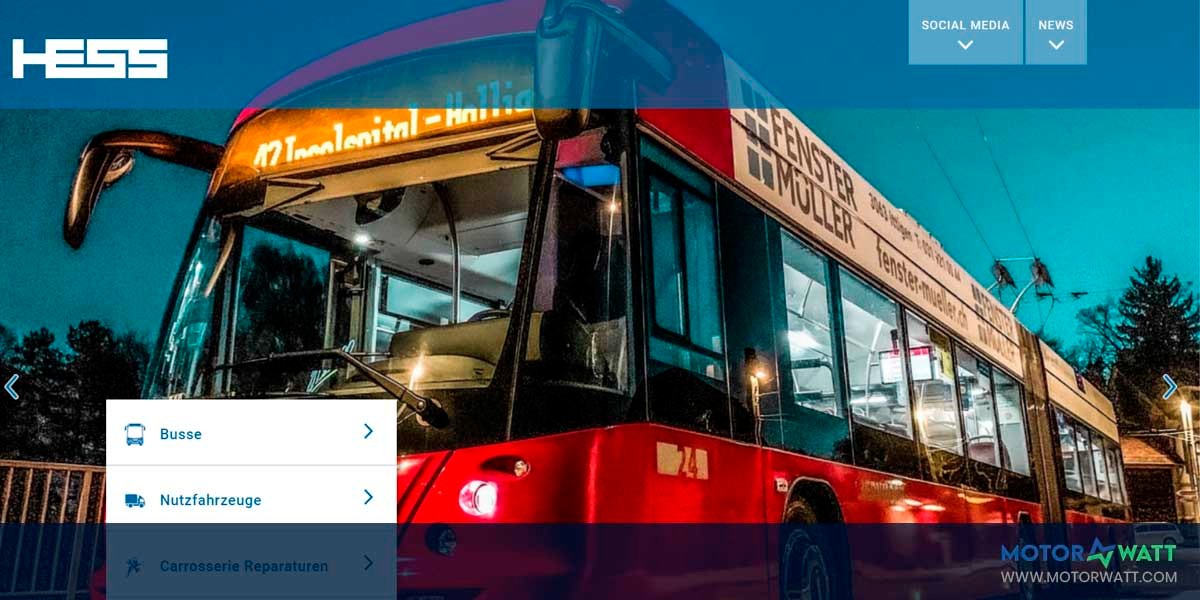 site EV MANUFACTURER SITE Carrosserie Hess Ag