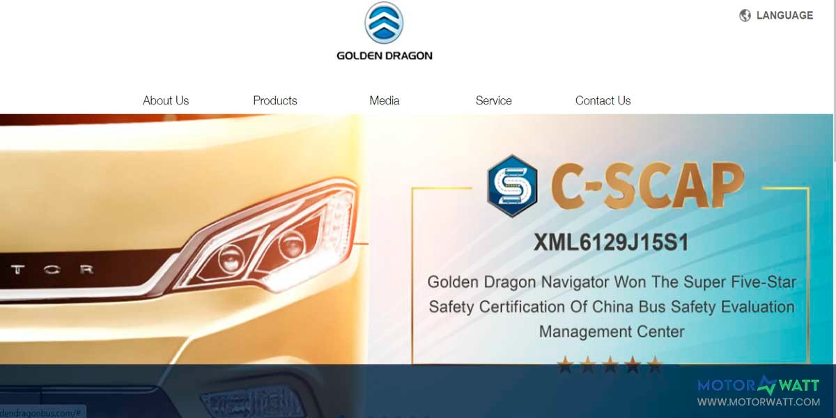 site EV MANUFACTURER SITE Golden Dragon