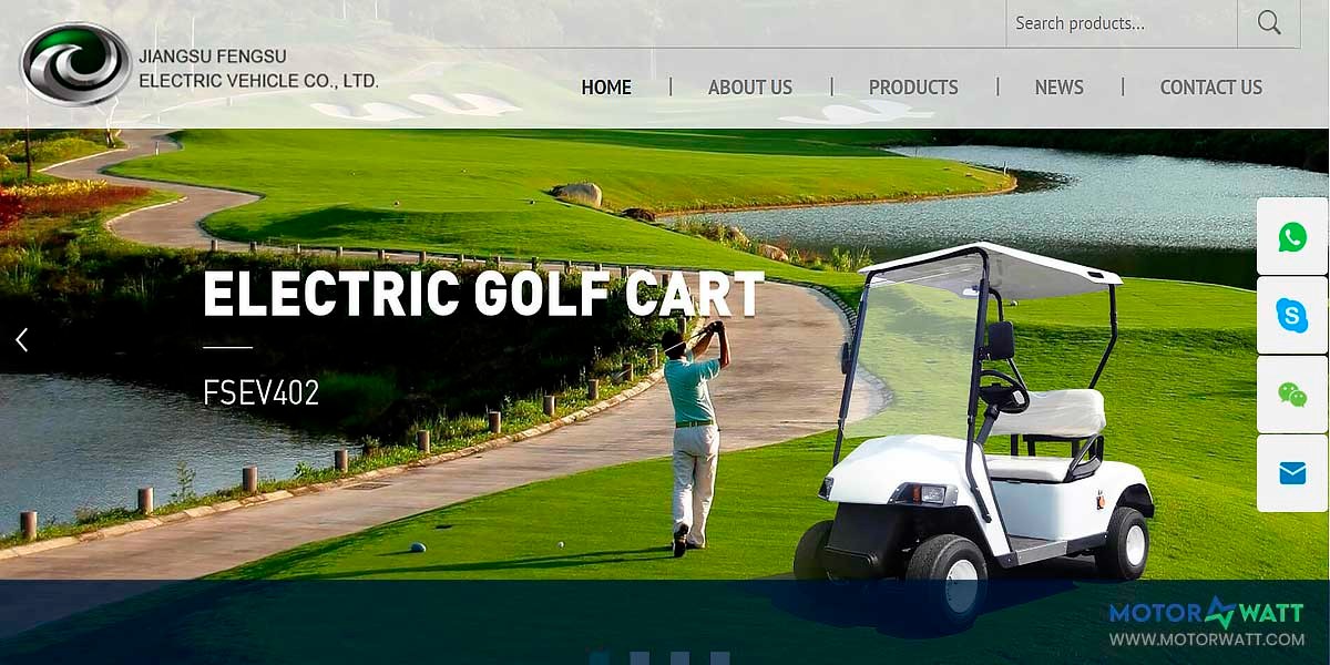 site EV MANUFACTURER SITE Jiangsu Fengsu Electric Vehicle