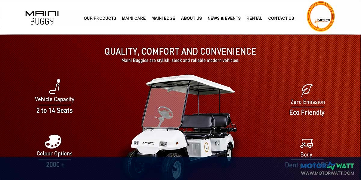 site EV MANUFACTURER SITE Maini Materials Movement