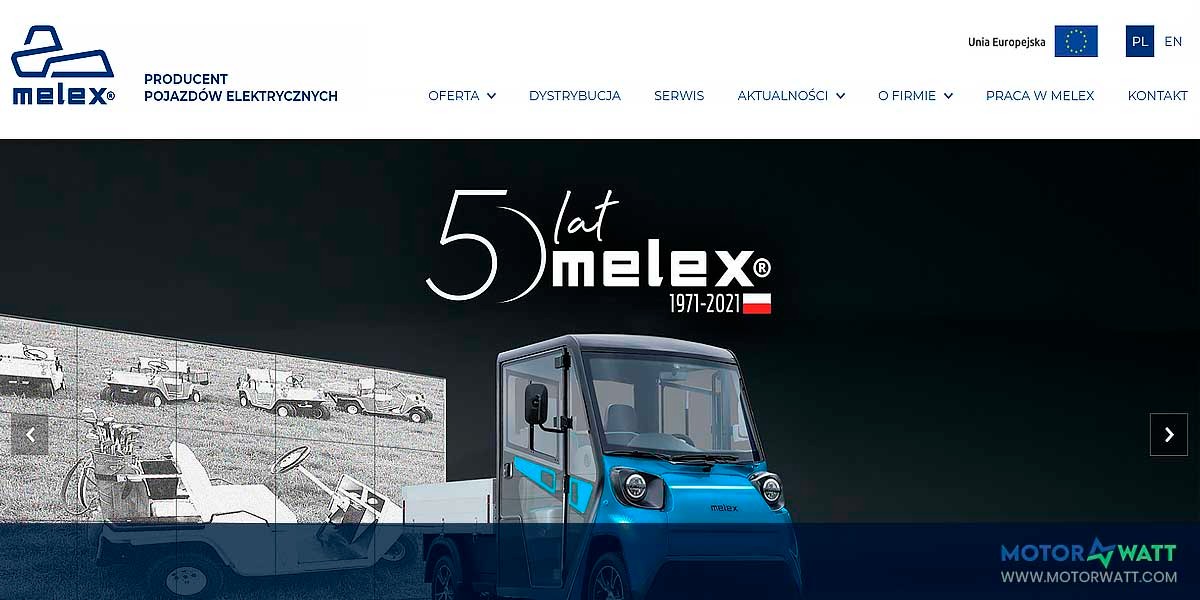 site EV MANUFACTURER SITE Melex