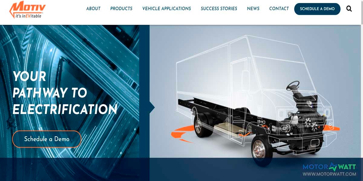 site EV MANUFACTURER SITE Motiv Power Systems