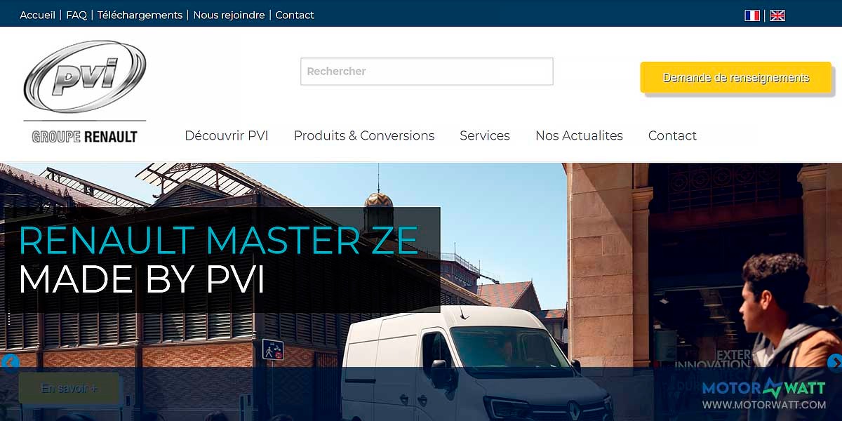 site EV MANUFACTURER SITE Pvi