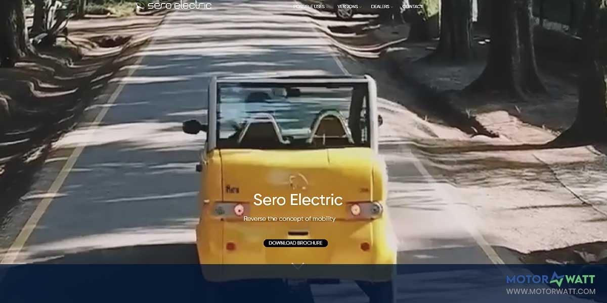 site EV MANUFACTURER SITE Sero Electric