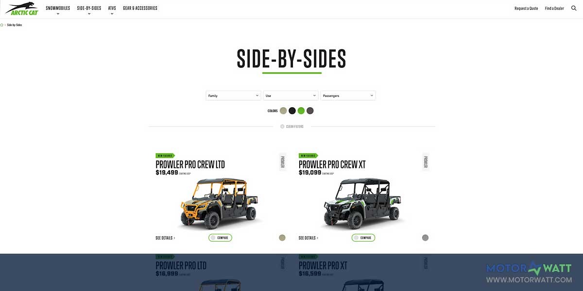 site EV MANUFACTURER SITE Textron Specialized Vehicles