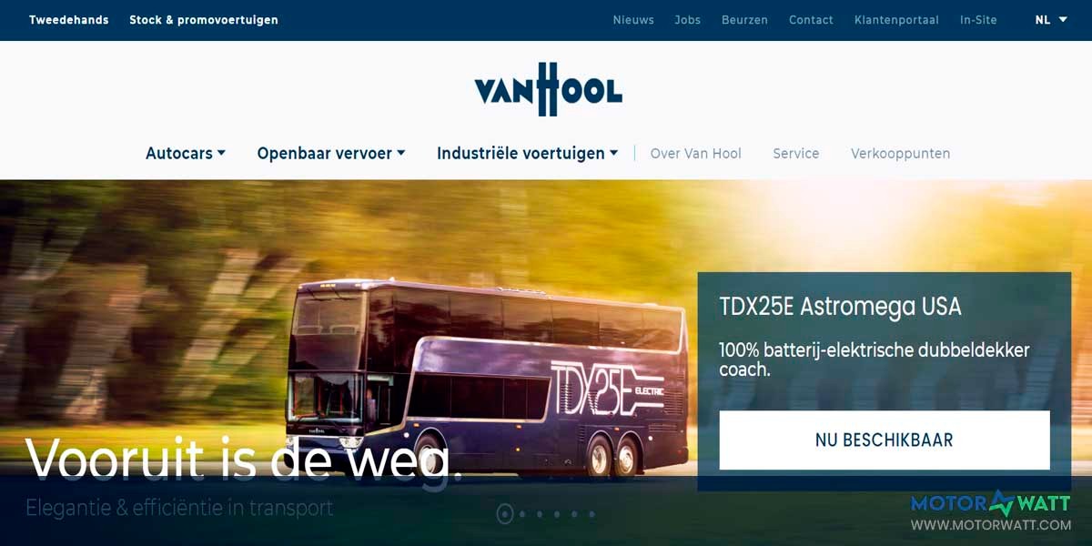 site EV MANUFACTURER SITE Van Hool Nv