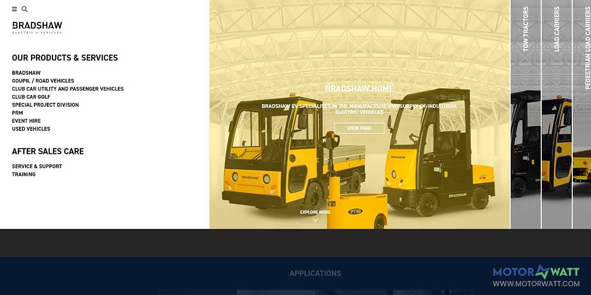 site EV MANUFACTURER SITE Bradshaw Ev