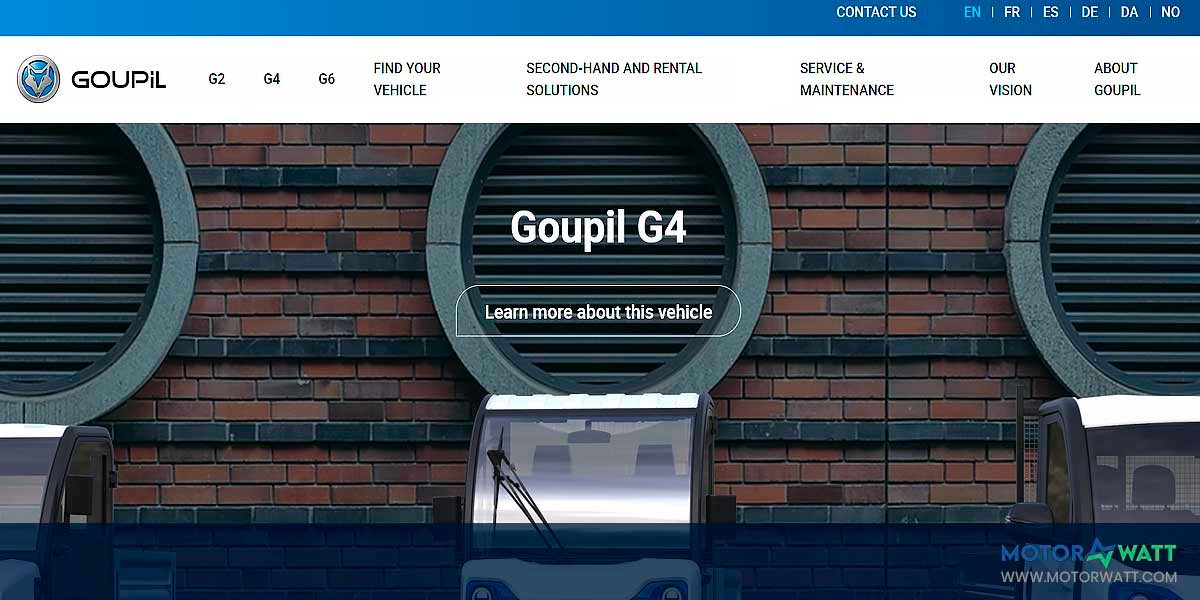 site EV MANUFACTURER SITE Goupil Industrie