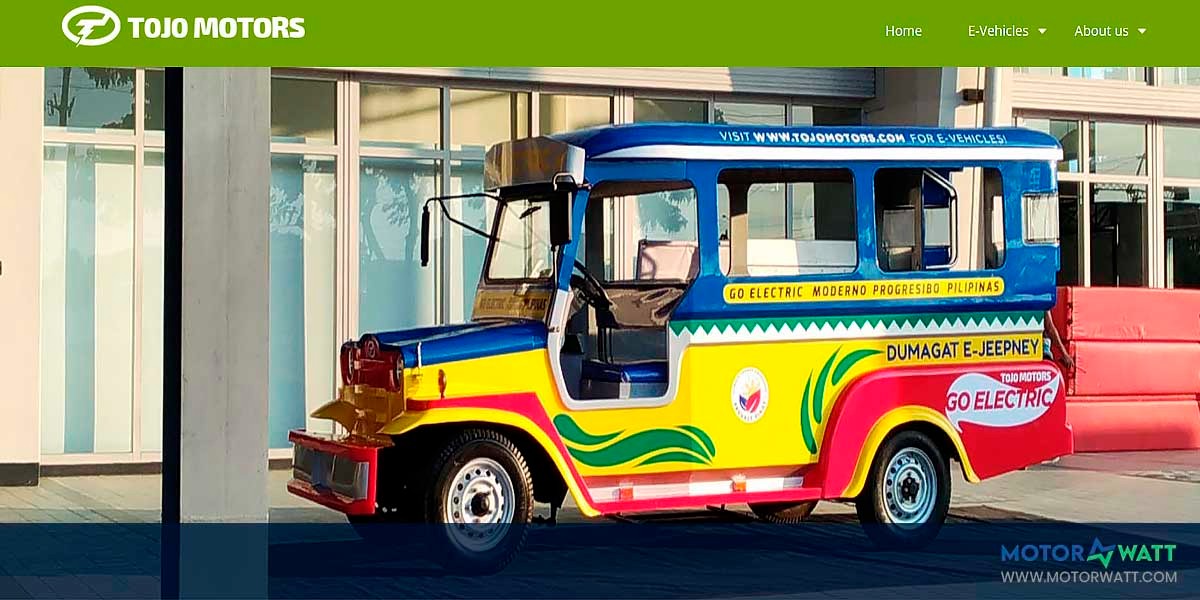 site EV MANUFACTURER SITE Tojo Motors