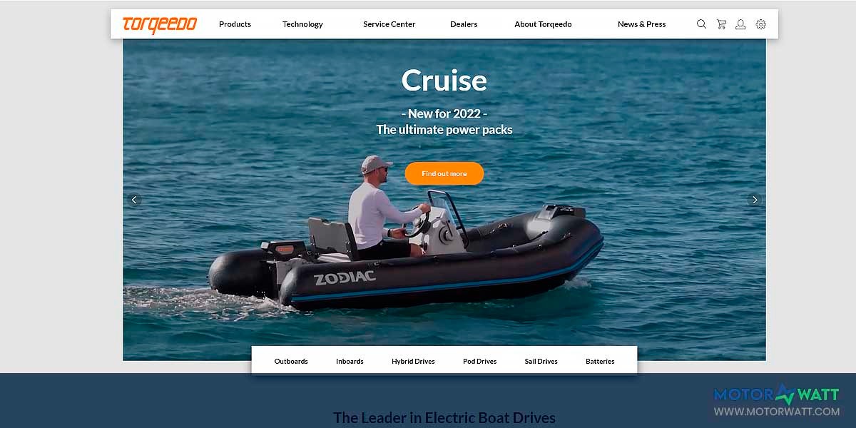 site EV MANUFACTURER SITE Torqeedo