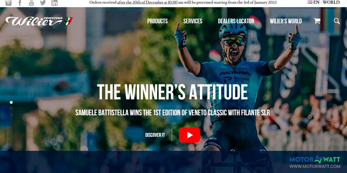 site EV MANUFACTURER SITE Wilier