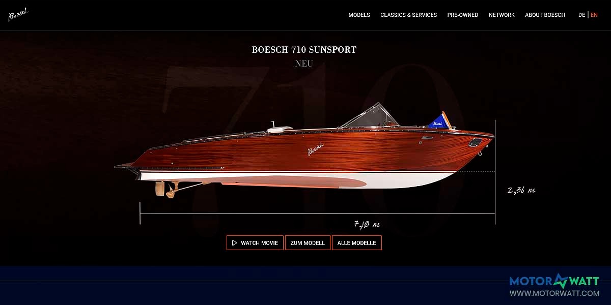 site EV MANUFACTURER SITE Boesch Boats