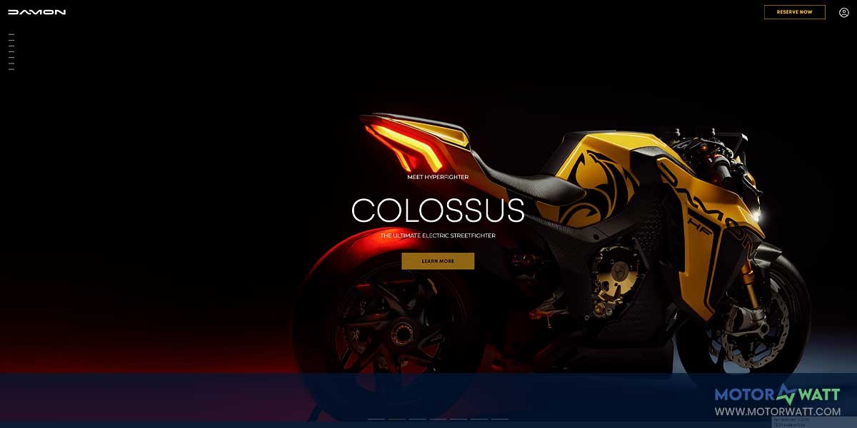 site EV MANUFACTURER SITE Damon Motorcycles