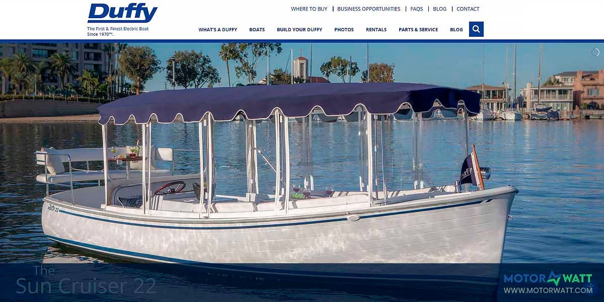 site EV MANUFACTURER SITE Duffy Boats