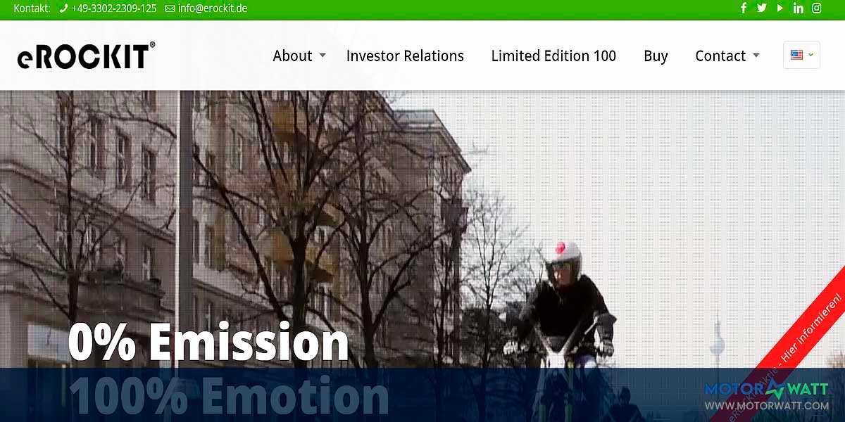 site EV MANUFACTURER SITE Erockit Systems