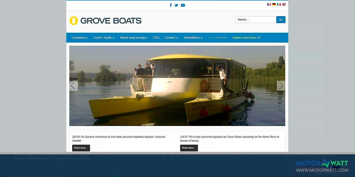 site EV MANUFACTURER SITE Grove Boats