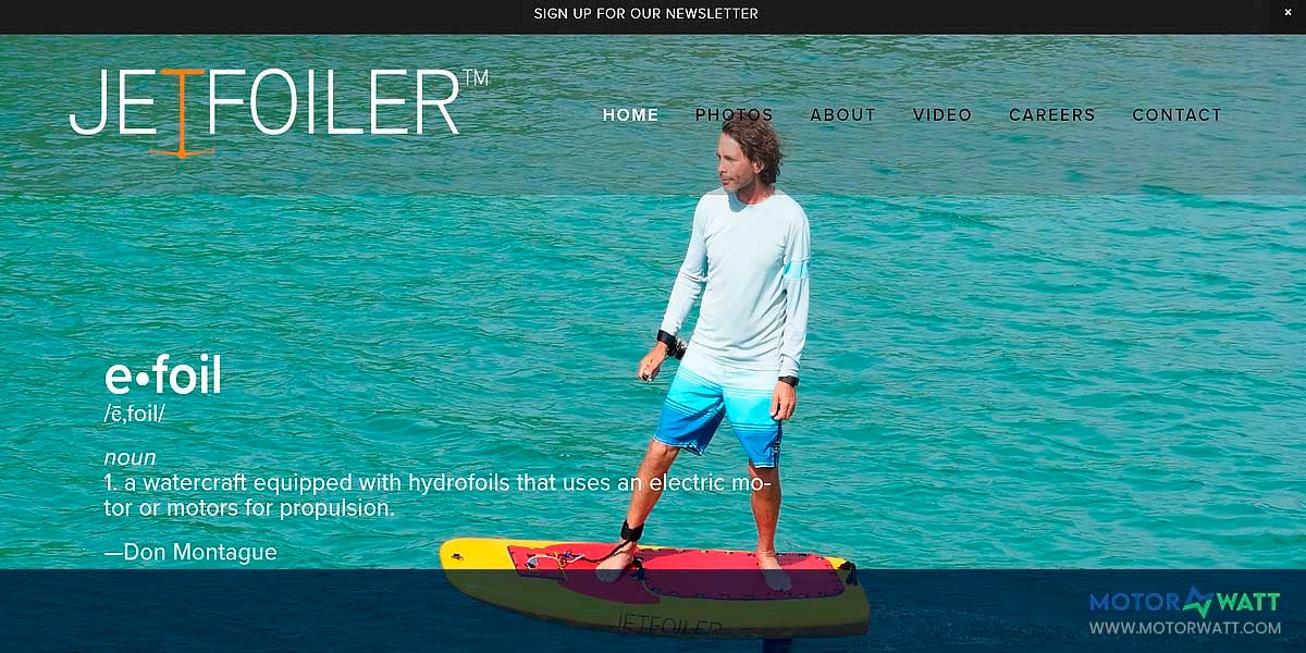 site EV MANUFACTURER SITE Jetfoiler