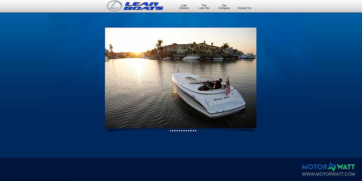 site EV MANUFACTURER SITE Lear Electric Boats