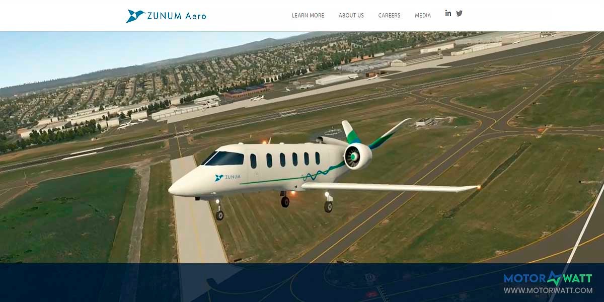 site EV MANUFACTURER SITE Zunum Aero