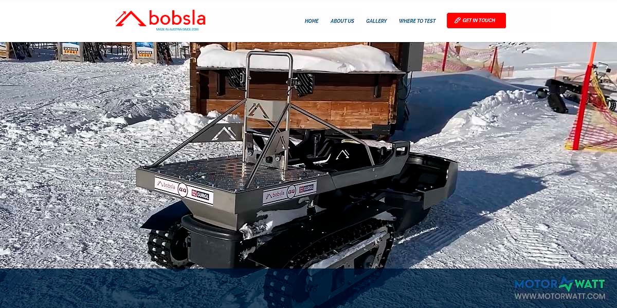 site EV MANUFACTURER SITE Bobsla