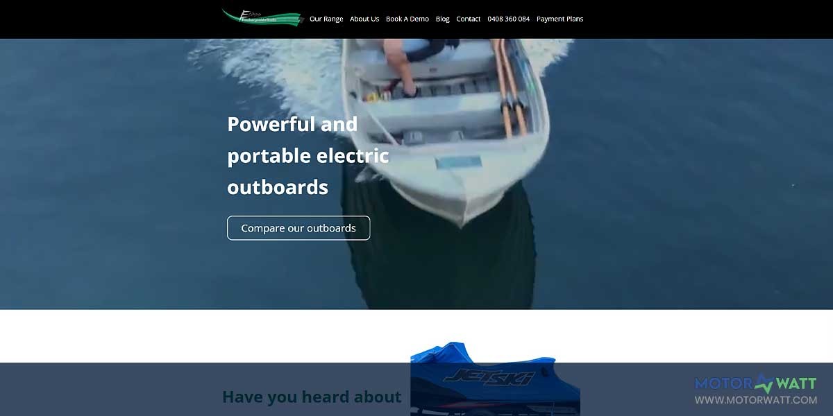 site EV MANUFACTURER SITE Eclass Outboards