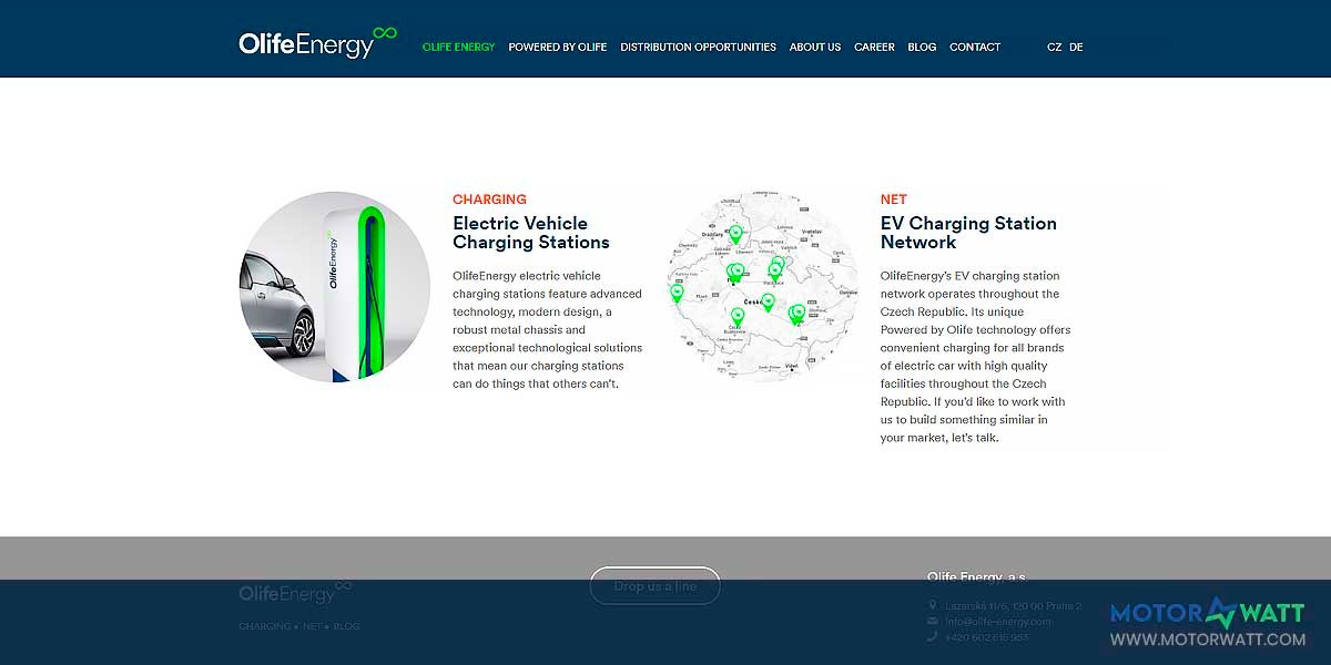 site EV MANUFACTURER SITE Olife Energy