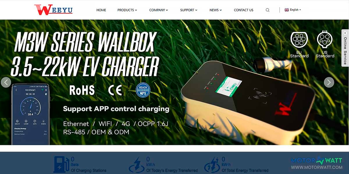 site EV MANUFACTURER SITE Weiyu Electric