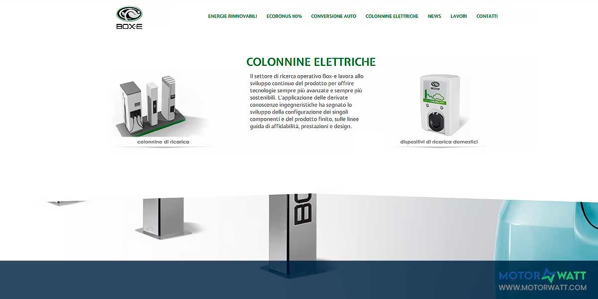 site EV MANUFACTURER SITE  Box e Charging