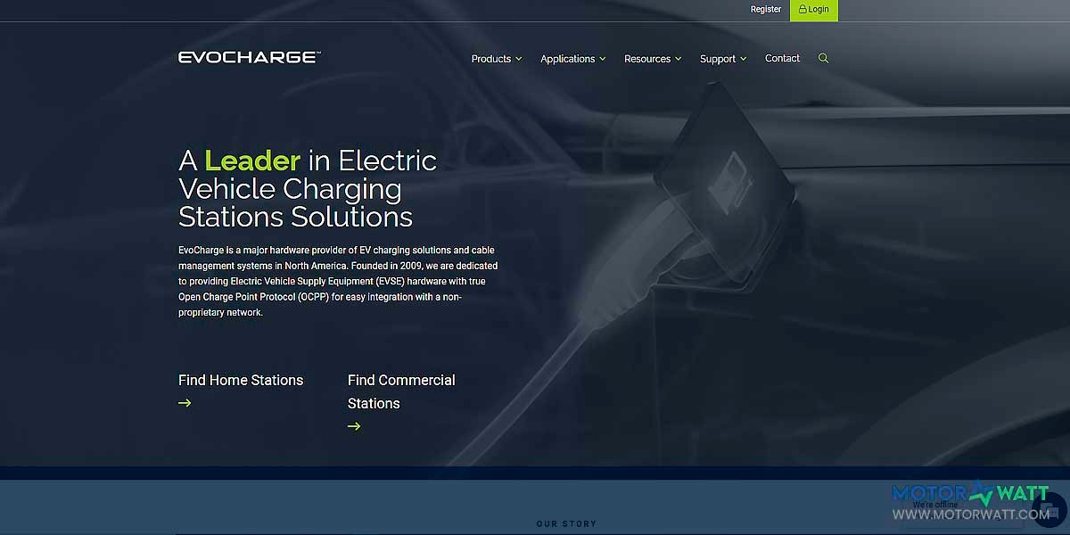 site EV MANUFACTURER SITE Evocharge