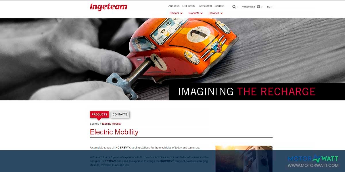 site EV MANUFACTURER SITE Ingeteam
