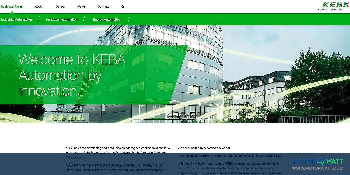 site EV MANUFACTURER SITE Keba
