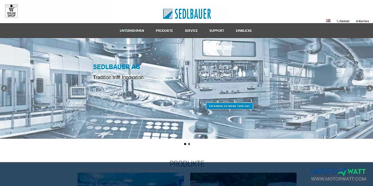 site EV MANUFACTURER SITE Sedlbauer