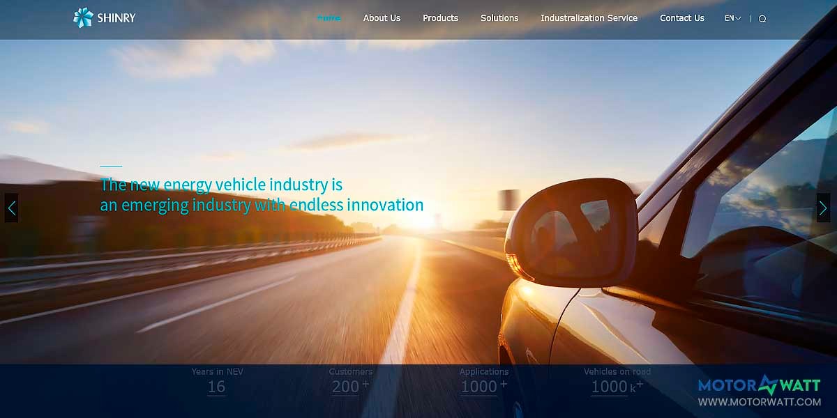 site EV MANUFACTURER SITE Shinry