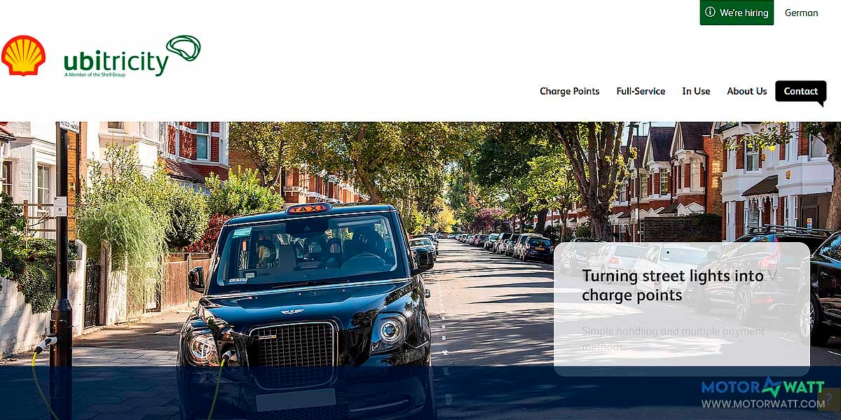 site EV MANUFACTURER SITE Ubitricity