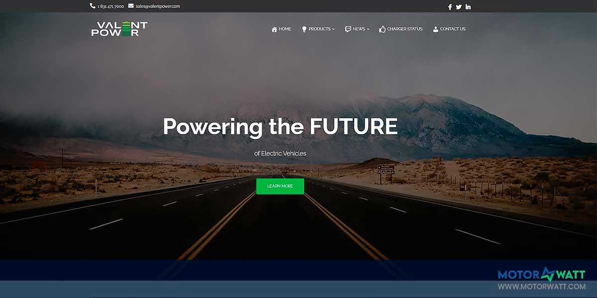 site EV MANUFACTURER SITE Valent Power