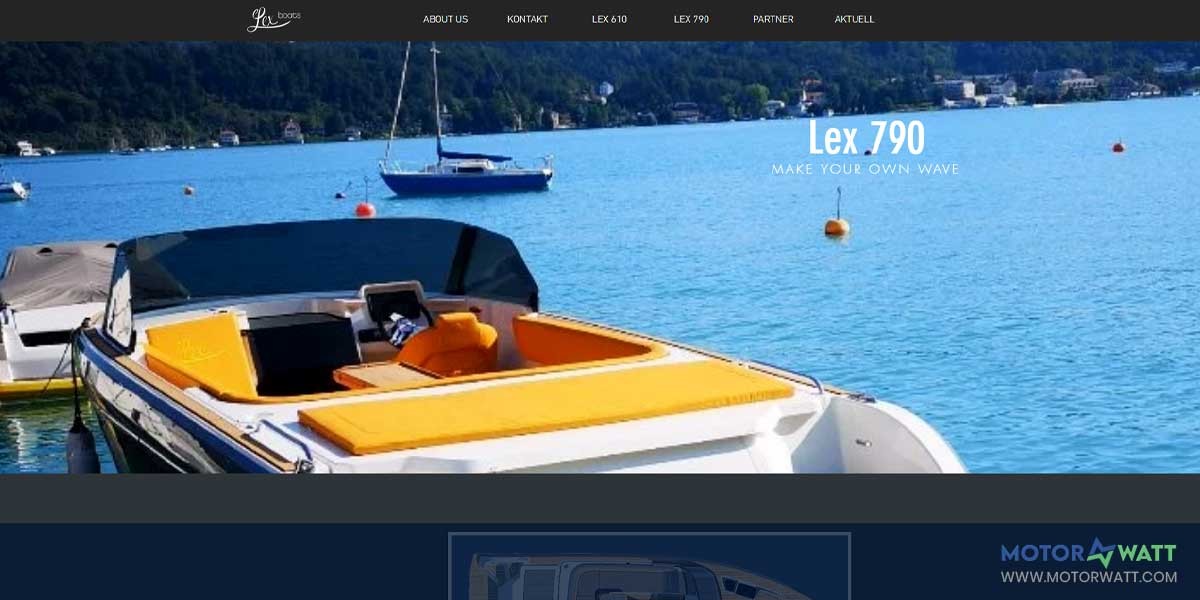 site EV MANUFACTURER SITE Lex Boats