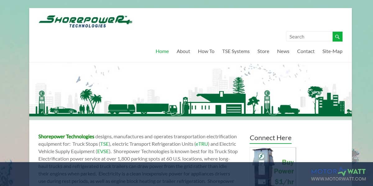 site EV MANUFACTURER SITE Shorepower