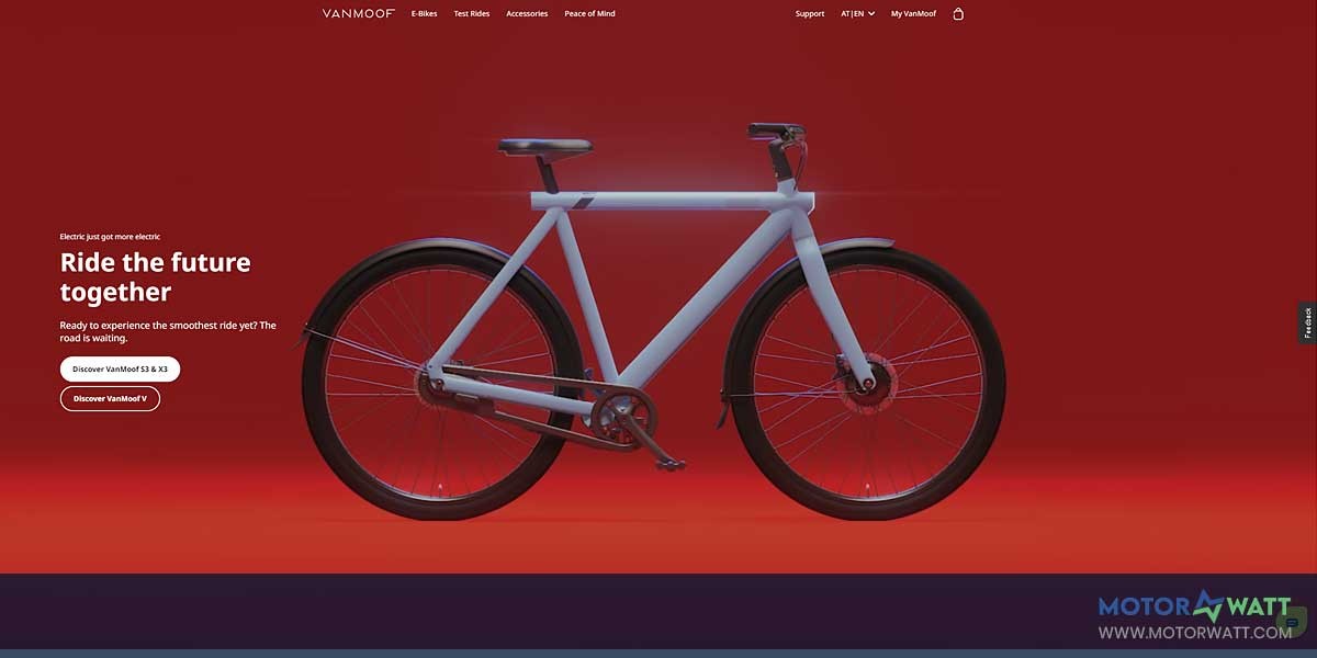 site EV MANUFACTURER SITE VanMoof