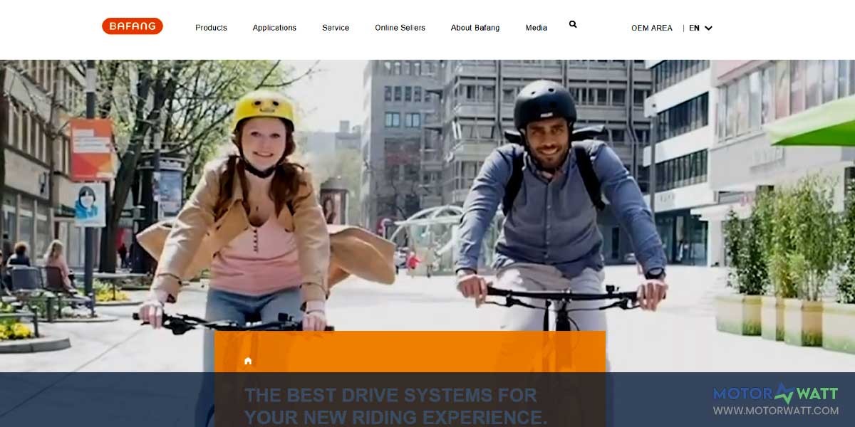 site EV MANUFACTURER SITE Bafang